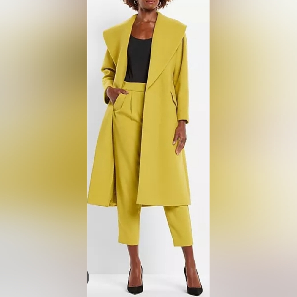 Express Shawl Lapel Wrap Coat
